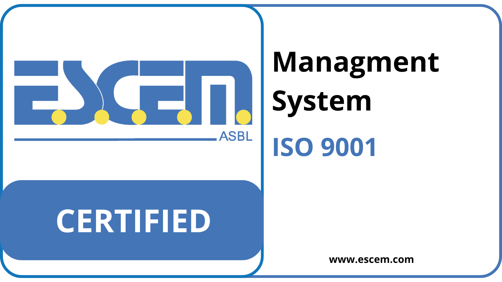 ESCEM Certified logo